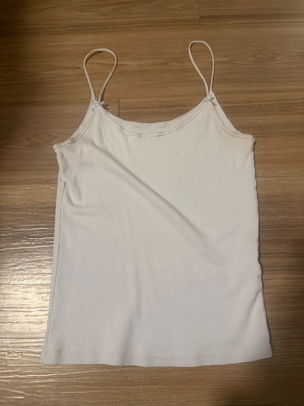 Brandy Melville light blue bow Spaghetti Strap Cami tank top bnwot